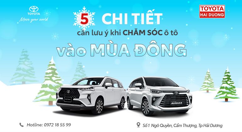 5 CHI TIẾT CẦN LƯU Ý KHI CHĂM SÓC XE Ô TÔ VÀO MÙA ĐÔNG