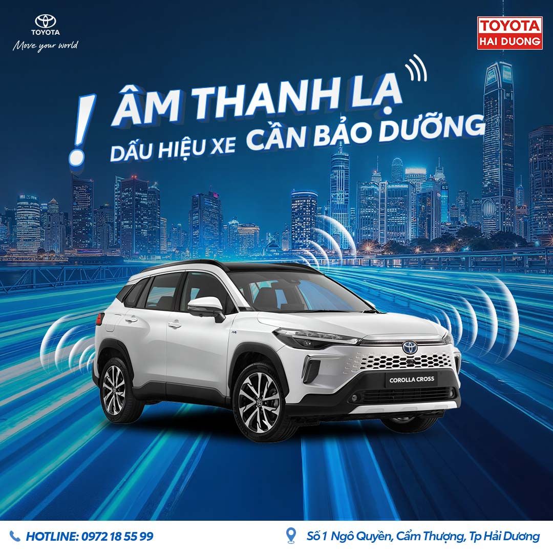 ÂM THANH LẠ DẤU HIỆU “XẾ YÊU” CẦN BẢO DƯỠNG NGAY