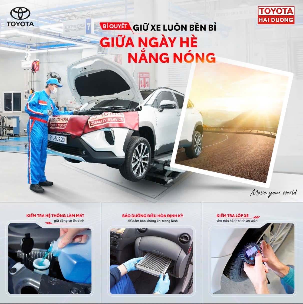 Bí quyết giúp xế yêu luôn bền bỉ giữa ngày hè nắng gắt