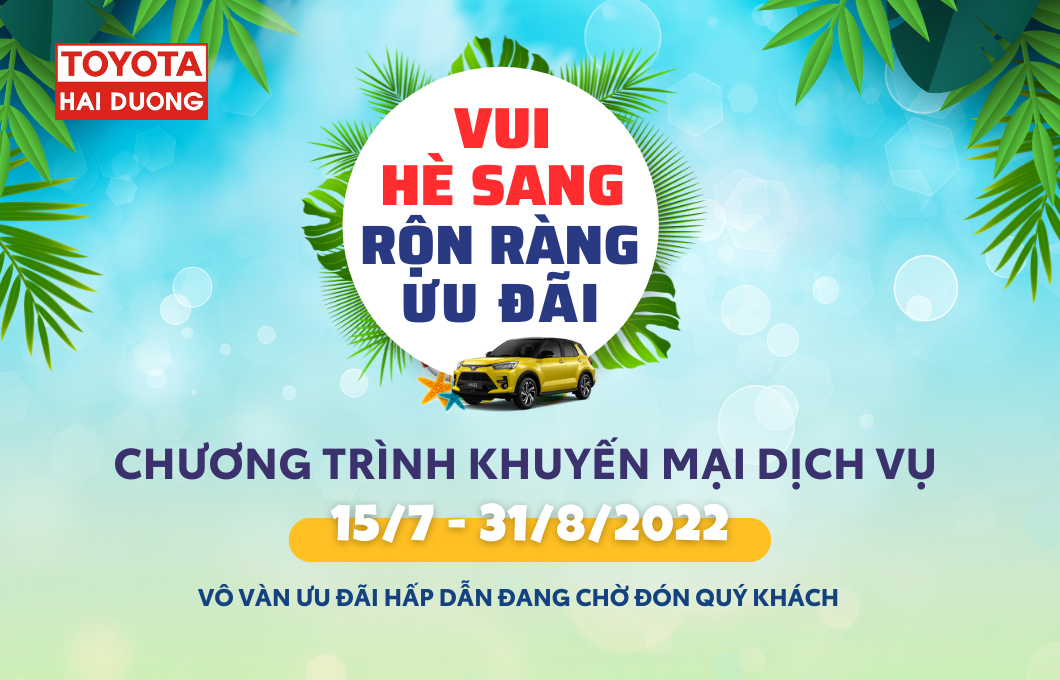 CHƯƠNG TRÌNH KHUYẾN MẠI DỊCH VỤ THÁNG 7-8/2022