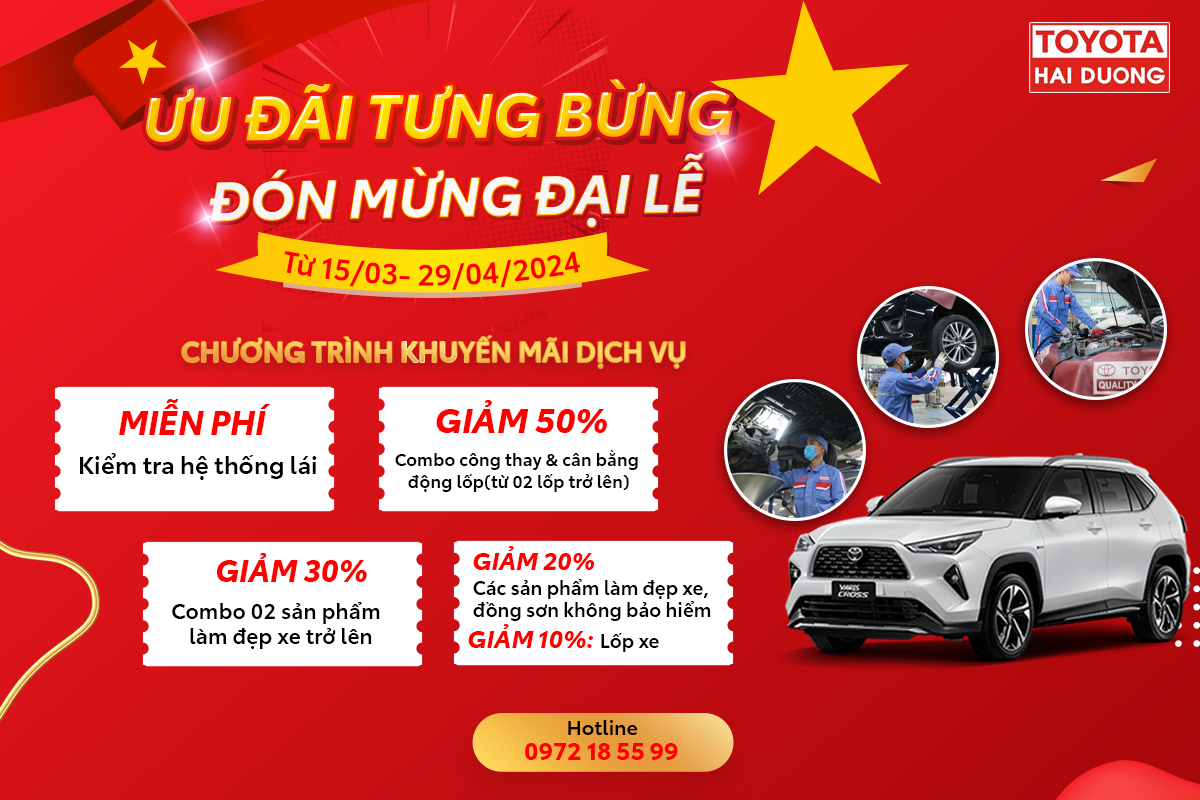 CHƯƠNG TRÌNH KHUYẾN MÃI DỊCH VỤ "ƯU ĐÃI TƯNG BỪNG ĐÓN MỪNG ĐẠI LỄ"