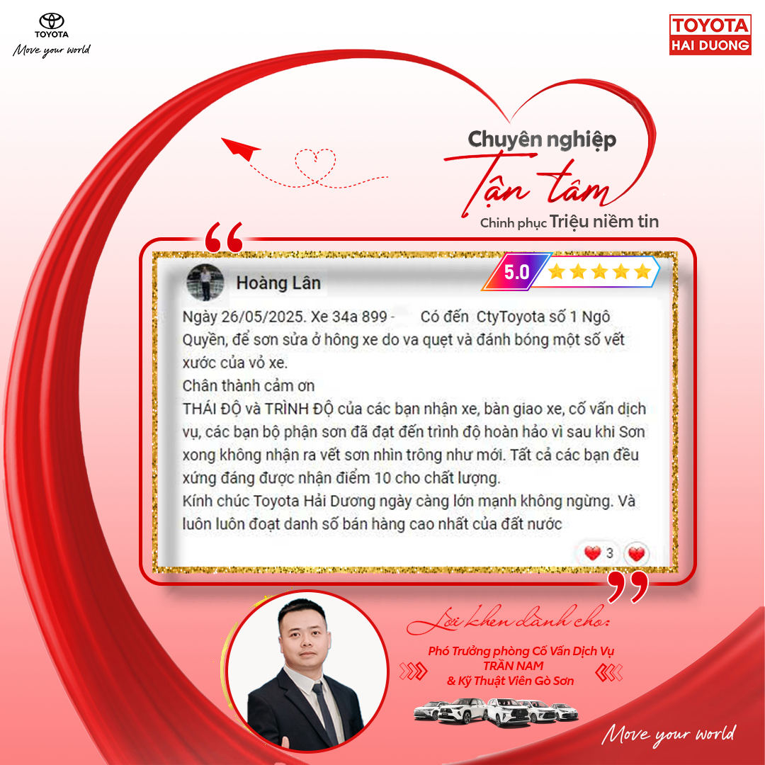 HÀI LÒNG KHÔNG CHỈ LÀ ĐÍCH ĐẾN, MÀ LÀ CẢ HÀNH TRÌNH