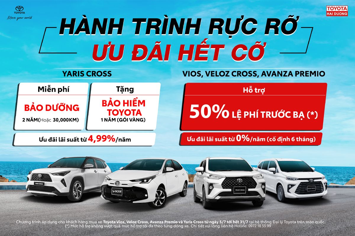 HÀNH TRÌNH RỰC RỠ, ƯU ĐÃI HẾT CỠ