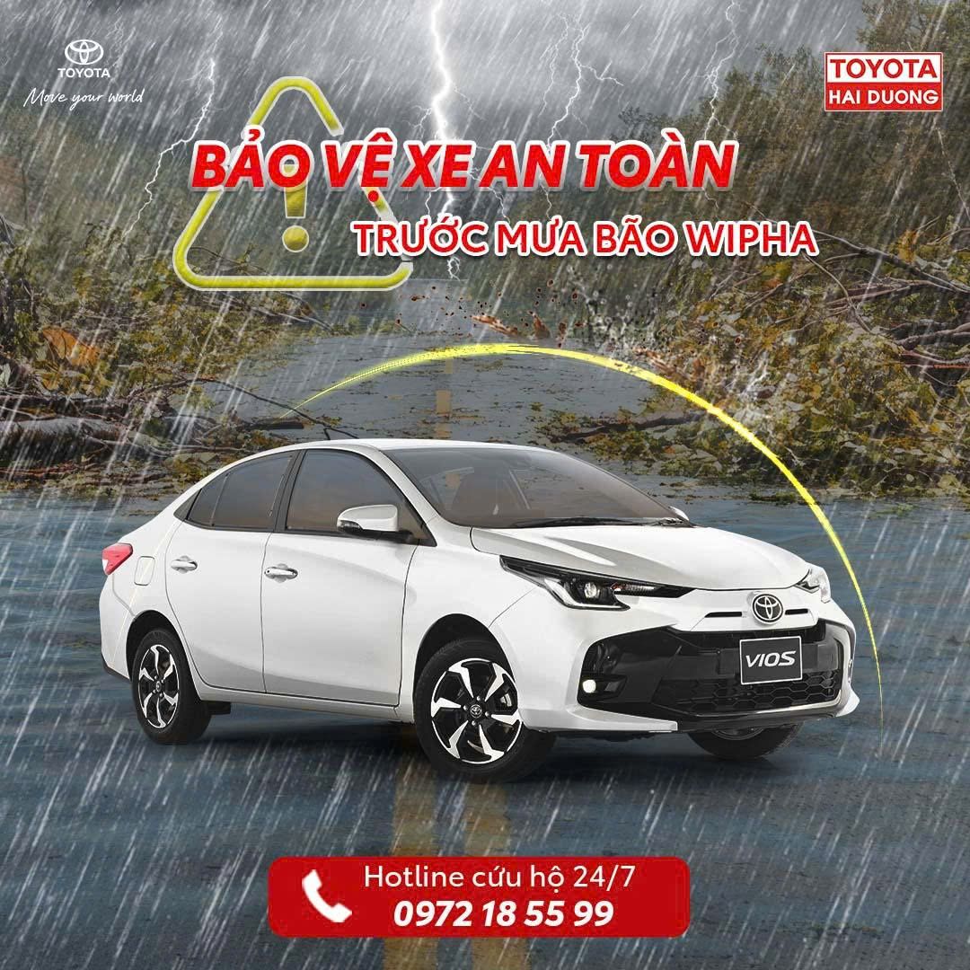 KHUYẾN NGHỊ BẢO VỆ XE TRƯỚC BÃO WIPHA