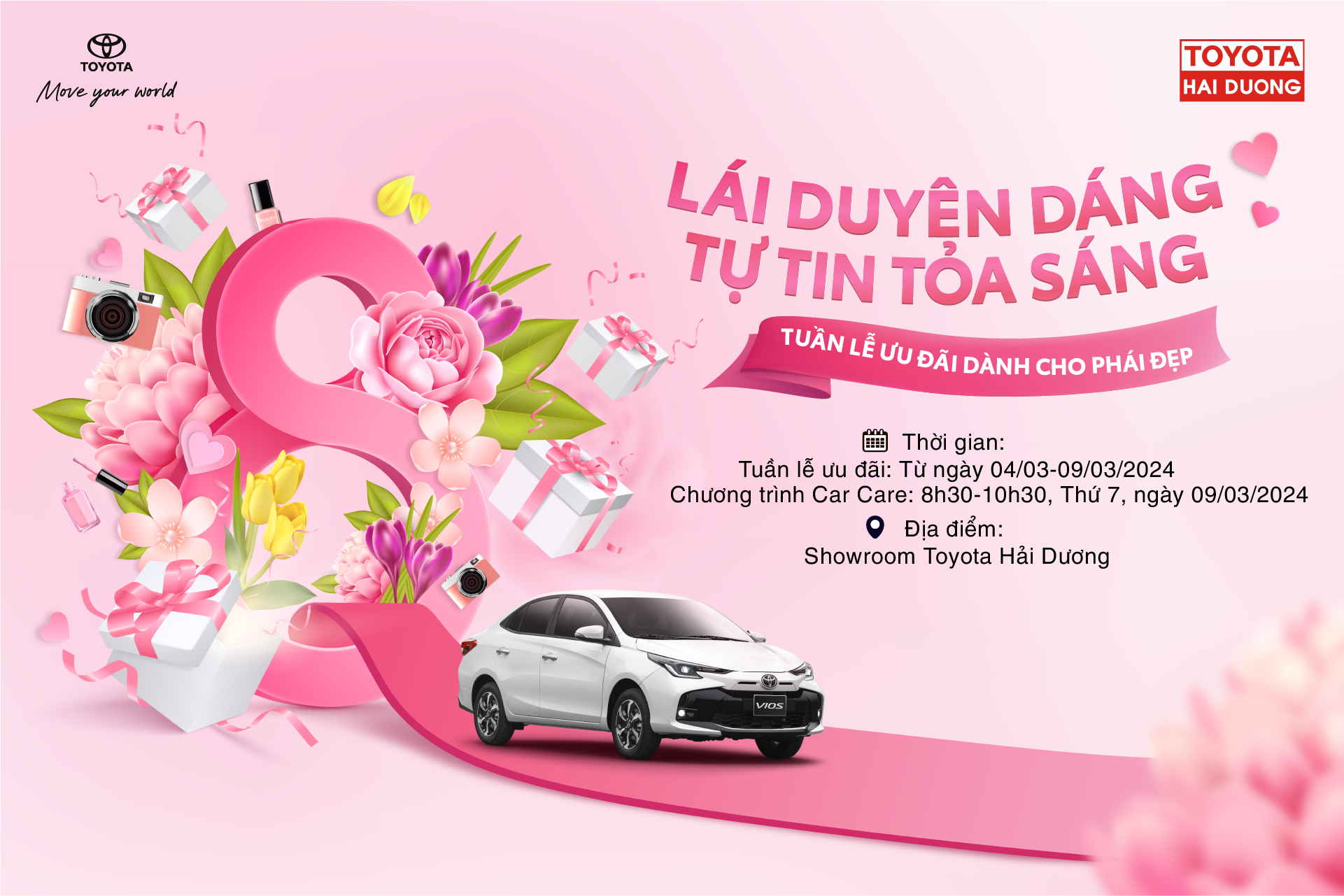 LÁI DUYÊN DÁNG - TỰ TIN TỎA SÁNG CÙNG TOYOTA HẢI DƯƠNG