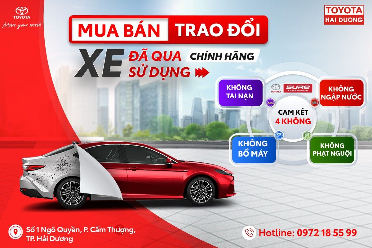 MUA BÁN TRAO ĐỔI XE ĐÃ QUA SỬ DỤNG CHÍNH HÃNG