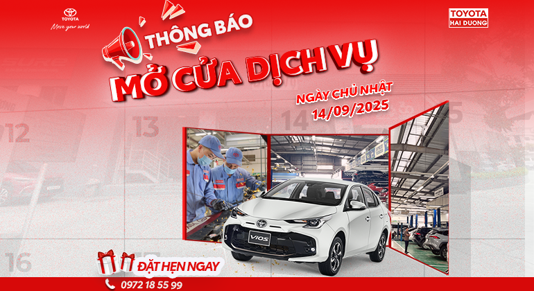 THÔNG BÁO: DỊCH VỤ MỞ CỬA CHỦ NHẬT