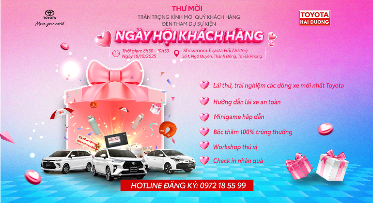 THƯ MỜI THAM DỰ SỰ KIỆN: NGÀY HỘI KHÁCH HÀNG 18/10