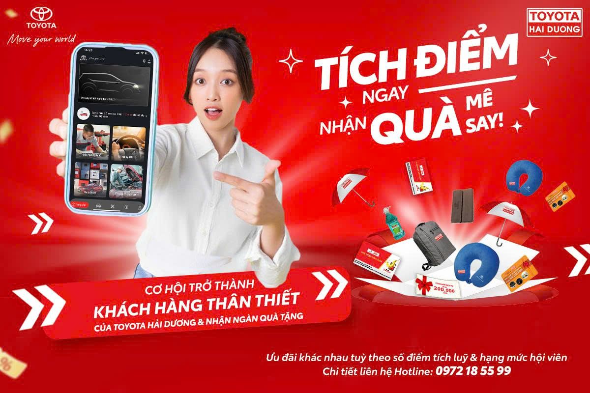 TÍCH ĐIỂM NGAY – NHẬN QUÀ MÊ SAY!