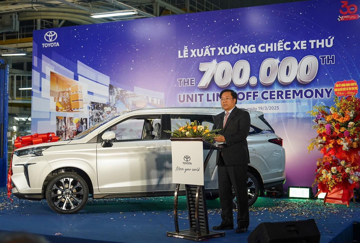 TOYOTA HÃNG XE ĐẦU TIÊN CHẠM MỐC 700.000 XE XUẤT XƯỞNG TẠI VIỆT NAM