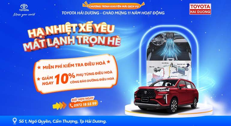 ƯU ĐÃI DỊCH VỤ MÙA HÈ 2025 ❄️HẠ NHIỆT XẾ YÊU – MÁT LẠNH TRỌN HÈ