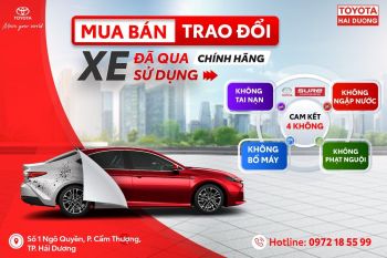 MUA BÁN TRAO ĐỔI XE ĐÃ QUA SỬ DỤNG CHÍNH HÃNG